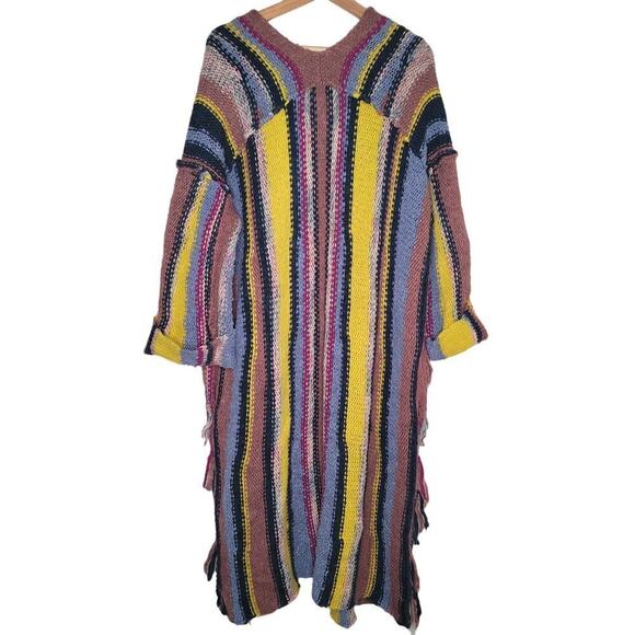 Anthropologie Pilcro Dreamer Striped Duster Sweater Size XS/S - Picture 10 of 11